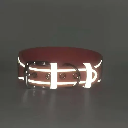 Miniatura 4 de Collar de perro con diamantes de imitación, suave, cómodo y elegante, con rayas reflectantes brillantes, collar ajustable de cristal de diamante