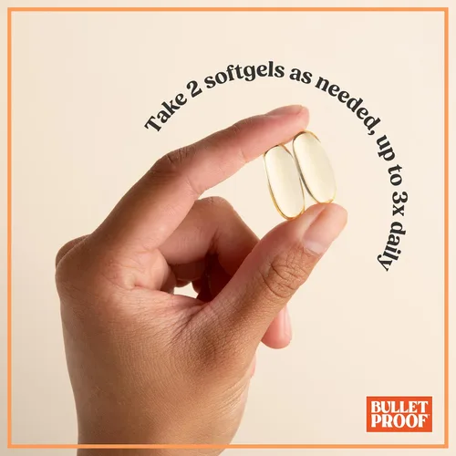 Miniatura 7 de Bulletproof Cápsulas blandas de octano cerebral, 60 unidades, aceite puro C8 MCT para energía sostenida