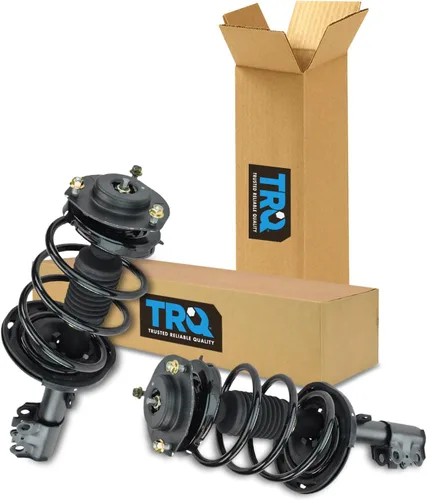 Miniatura 240 de TRQ Conjunto de Amortiguador y Resorte Delantero Cargado con Resorte Helicoidal Pre-ensamblado Compatible con Jeep Cherokee Limited AWD 14-22 Sin