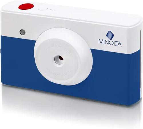 Miniatura 4 de Minolta Instapix - Cámara digital de impresión instantánea, fotos coloridas, impresiones de 2.1 x 3.4 pulgadas, 10 MP, pantalla de 1.7 pulgadas, Azul