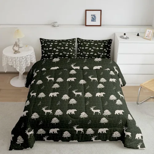 Miniatura 18 de jejeloiu Juego de ropa de cama Queen y King, juego de edredón de panal para niños, niñas, adolescentes, decoración de habitación, edredón Multi 07
