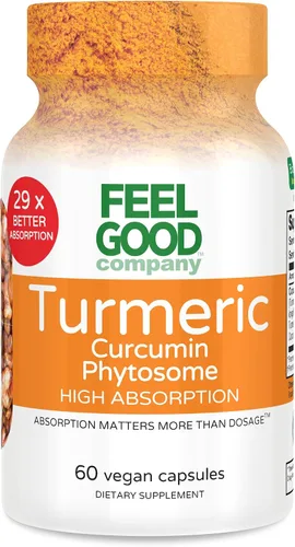 Miniatura 2 de FeelGood Superfoods - Cápsulas de curcumina de cúrcuma - Ultra alta absorción - 60ct - 1000mg por porción