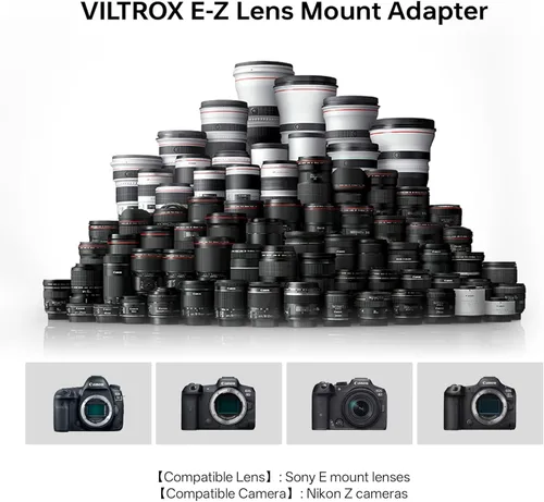 Miniatura 6 de Adaptador de lente de montaje E-Z, lente de montaje E a cámara de montaje en Z, adaptador de lente de enfoque automático compatible con lente Sony