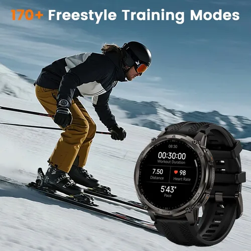 Miniatura 7 de KOSPET Tank T4C - Reloj inteligente para hombre con linterna LED, pantalla AMOLED de 1.5 pulgadas, GPS y brújula de doble banda, batería de 50 días