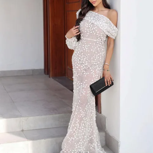 Miniatura 2 de Dasein Bolso de noche para mujer, bolso de mano con purpurina para boda, bolso de novia brillante para cóctel, fiesta, baile de graduación