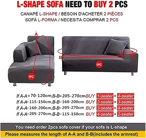 Miniatura 2 de Funda de sofá de felpa para sofá de 3 cojines, funda de terciopelo elástica para silla reclinable, protector de muebles y sofá biplaza