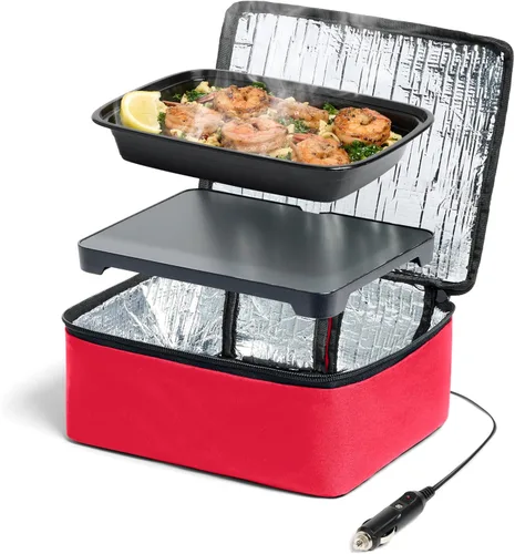HOTLOGIC Mini lonchera térmica, calentador eléctrico portátil de alimentos para hombres y mujeres, ideal para el trabajo, la oficina y la