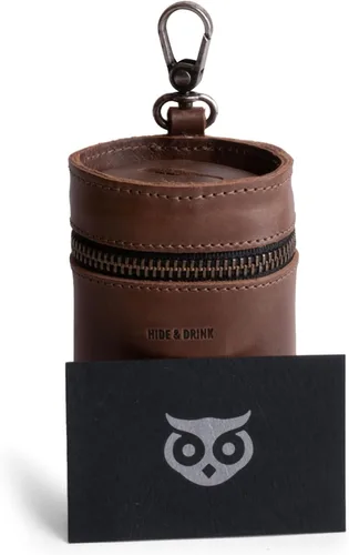Miniatura 5 de Hide & Drink, Caja de dinero, cubo de alcancía, bolsa con cremallera, organizador de efectivo, funda para monedas, cuero de grano completo, hecho a