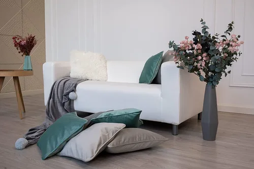 Miniatura 4 de MASTERS OF COVERS Klippan - Funda de repuesto para sofá biplaza IKEA de 2 plazas, color blanco frío