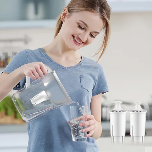 Miniatura 6 de BREAUILL Filtro de repuesto compatible con filtro de agua y jarras Brita®, repuesto de filtro de agua certificado NSF compatible con Brita® Classic