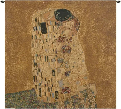 Miniatura 9 de Charlotte Home Furnishings Inc. The Kiss II - Tapiz italiano para colgar en la pared, 19 x 13 pulgadas, mezcla de algodón y poliéster, arte de pared