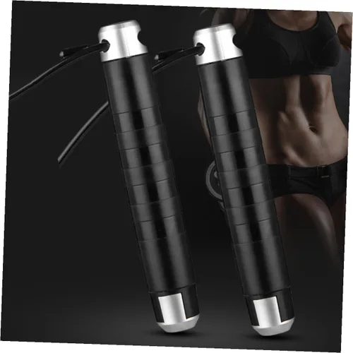 Miniatura 7 de Weighted Jump Rope for Fitness and Endurance Training Metal and Plastic Skipping Rope for Physical Education Equipment for Home and Outdoor Exercise