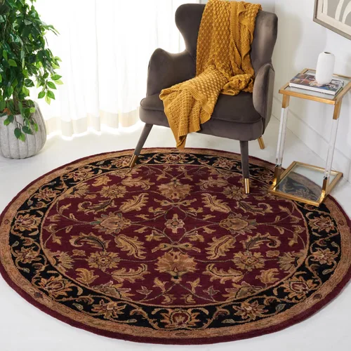 Miniatura 20 de Safavieh colección Heritage HG628A - tapete oriental tradicional hecho a mano de lana verde oscura y dorada, Lana, negro / beige (Black/ Beige)