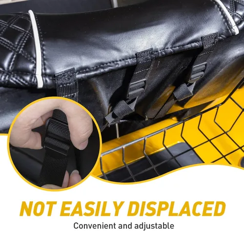 Miniatura 4 de NOKINS Fundas de asiento de carrito de golf para Club Car DS 2000.5 en adelante, cojín de asiento delantero estándar OEM, fundas de asiento