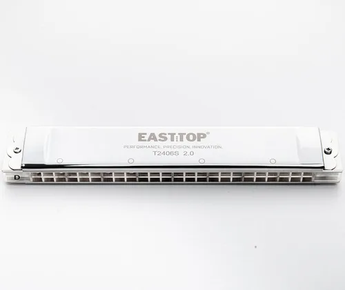 Miniatura 9 de East top Armónica de trémolo avanzada de 24 agujeros en clave de Do, armónica de órgano bucal de trémolo para adultos, profesionales y estudiantes