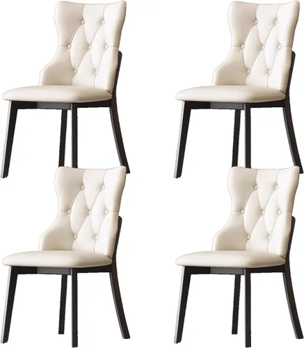 Miniatura 23 de Upholstered Dining Chairs Set, Modern Kitchen Dining Chairs Backrest Reading Office Desk Chair, for Living Room & Bedroom, Living Room, Home