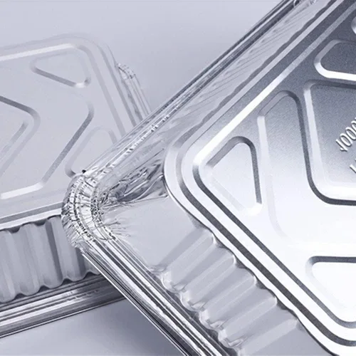 Miniatura 10 de Othmro Sartenes de papel de aluminio de 28.7 fl oz, bandejas reciclables para llevar, recipientes de alimentos de papel de aluminio, sartenes