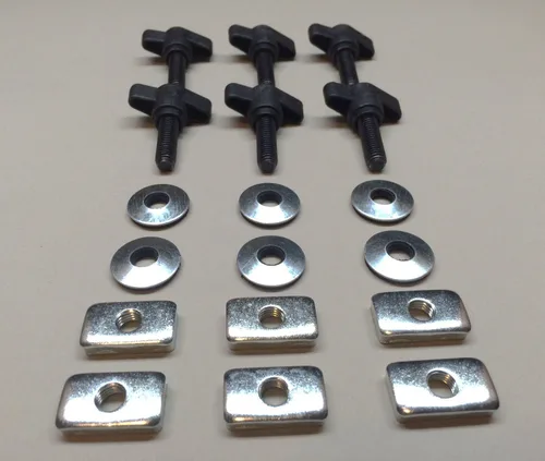 Miniatura 2 de Tornillos de tuercas universales fáciles de poner y quitar para Jeep Wrangler 1987 a 2019 YJ TJ JK