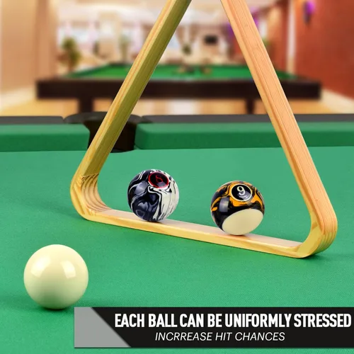 Miniatura 6 de Billiard Balls Complete 16 Ball Set, Pool Balls Billiard Set 2-1/4" Regulation Size,New Upgrade Billiards Professional Pool Table Balls Marble Swirl