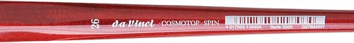 Miniatura 370 de da Vinci Watercolor Series 5580 CosmoTop Spin Pincel de Pintura, Redondo Sintético con Mango Rojo