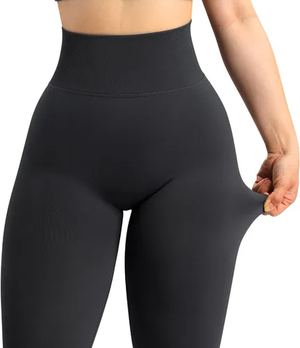 Miniatura 2 de MOOSLOVER Leggings de entrenamiento con levantamiento de glúteos sin costuras para mujer, pantalones de yoga de cintura alta, mallas de contorno