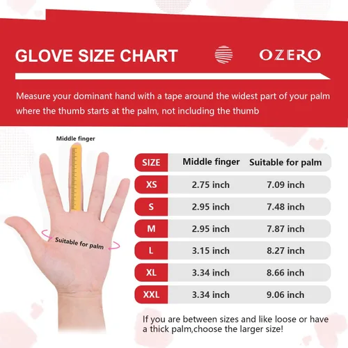 Miniatura 6 de OZERO Guantes impermeables de invierno para hombres guantes de mujer para correr con pantalla táctil