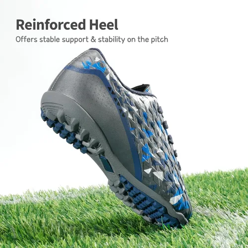 Miniatura 6 de DREAM PAIRS Zapatos de fútbol para césped artificial para niños y niñas con cordones para niños pequeñosgrandes