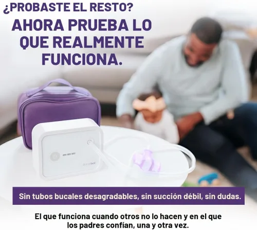 Miniatura 7 de Dr. Noze Best NozeBot Aspirador Nasal Eléctrico para Bebés - Diseñado por un Otorrinolaringólogo Pediátrico para Alivio Seguro y Suave