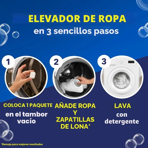 Miniatura 5 de OxiClean White Revive Blanqueador de ropa y quitamanchas Power Paks, 24