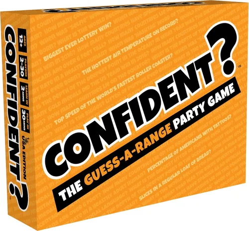 Confident? Juego de fiesta: trivia familiar y diversión de adivinanzas con juego rápido, ideal para noches de juego y fiestas para niños y adultos,