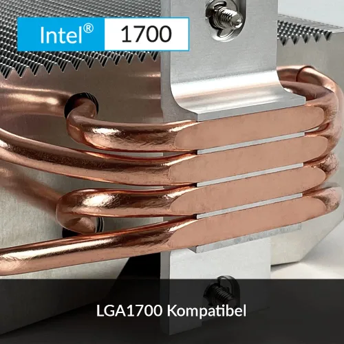 Miniatura 2 de ARCTIC Freezer i35 - Enfriador de CPU de Torre Única, Específico para Intel, Ventilador P-Fan de 120 mm Optimizado a Presión, 0–1800 RPM, 4 Tubos