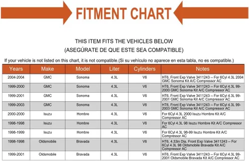 Miniatura 2 de Kit A/C AC Compresor para Olds S10 Pickup con embrague Blazer