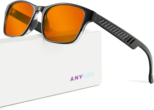 Miniatura 9 de ANYLUV Blue Light Blocking Glasses for Men Women Lightweight Computer Gaming Glasses Anti Eye Strain Rectangle Frame