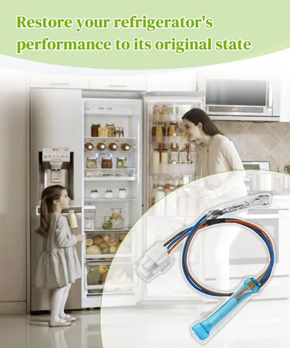 Miniatura 6 de Las piezas de repuesto del conjunto del sensor de descongelación del refrigerador se adaptan al refrigerador LG Kenmore, reemplaza 6615JB2005H