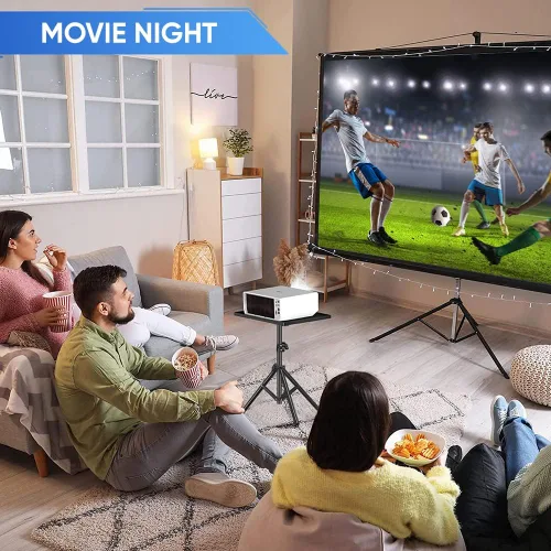 Miniatura 6 de Texet Soporte para proyector, trípode para laptop con altura ajustable, soportes plegables portátiles de 22 a 67 pulgadas, perfecto para oficina