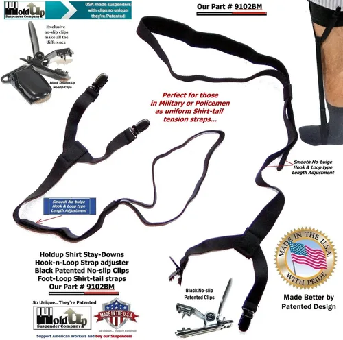 Miniatura 19 de La camisa de vestir Hold-Ups® Stay-downs se mantiene con clips antideslizantes patentados en Estados Unidos