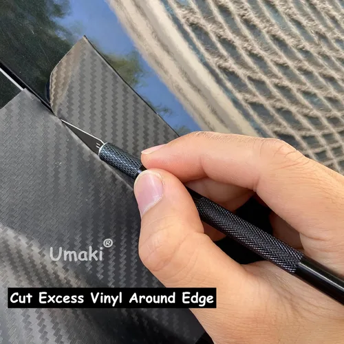 Miniatura 8 de Umaki Kit de tinte de ventana de vinilo con escobilla de fieltro de 8.3 pulgadas y 4 pulgadas, cuchillo preciso y 5 cuchillas, aplicación eficiente
