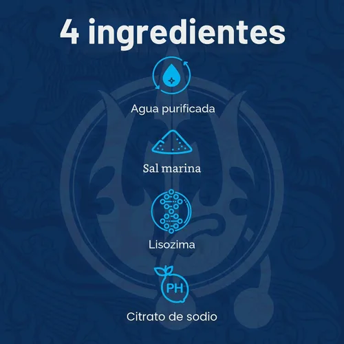 Miniatura 9 de Aerosol para cuidado de perforaciones corporales H2Ocean, agua salada marina purificada, 1.5 onzas líquidas, Azul