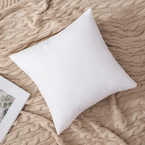 Miniatura 9 de MIULEE Juego de 2 fundas de almohada bohemias de mezcla para sofá, dormitorio, sala de estar, 18 x 18 pulgadas, color blanco