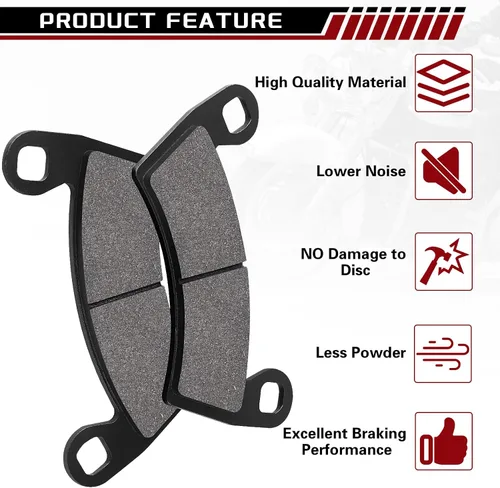 Miniatura 6 de Pastillas de freno para Polaris Ranger 570 700 900 800 500 500 XP RZR 800 900 XP Ranger EV ACE 570 325