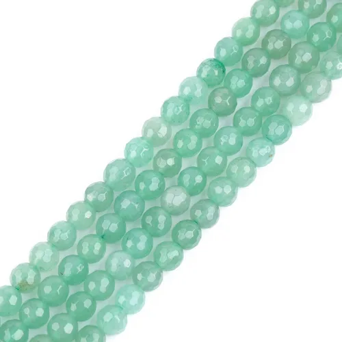 Miniatura 96 de GEM-Inside - Cuentas sueltas de cornalina roja naranja facetada de 0.236 pulgadas (0.236 in), cuentas de energía natural para hacer joyas, redondas
