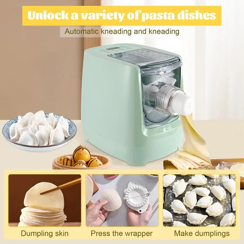 Miniatura 2 de Máquina eléctrica para hacer pasta, máquina automática para hacer pasta con 13 discos para espaguetis y fettucina y más, máquina para hacer pasta