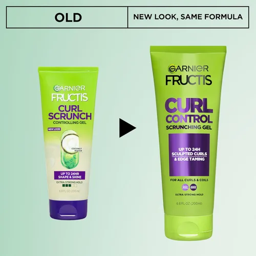 Miniatura 2 de Garnier Fructis Curl Control Scrunching Gel para el cabello, Curl Jelly para cabello rizado, ondulado y rizado con control de encrespamiento