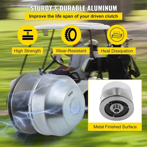 Miniatura 3 de Bestauto Embrague de accionamiento primario G2-G22 compatible con carrito de golf Yamaha 1985+ G2 G8 G9 G14 G16 G22 4 carritos de ciclo Carrito