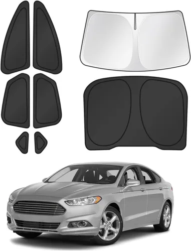 Miniatura 26 de Canvcle Parasol para parabrisas para Honda Civic de 11ª generación 2022-2025 2026 (no para Hatchback), kit de cubierta para ventana trasera lateral