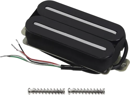 Miniatura 3 de FLEOR Pastilla de puente de alto rendimiento Pastillas Humbucker de doble carril Humbucker Pastillas de guitarra eléctrica de cerámica Humbucker
