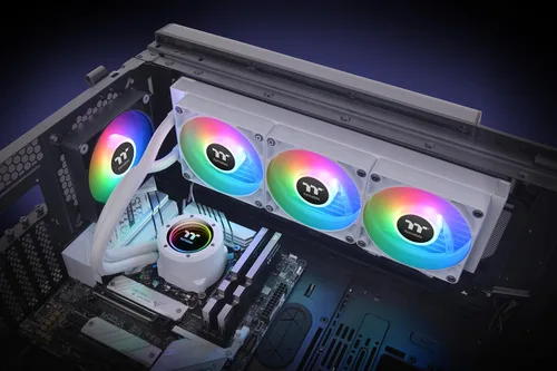 Miniatura 6 de Thermaltake TH360 V2 ARGB Sync/AlO Enfriador de Líquido/Ventilador 120mm*3/PWM 500~2000 RPM/Bloque de Agua Espejo/Control de Sincronización ARGB