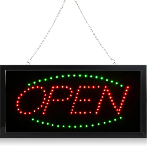 Miniatura 6 de Letrero de luz de neón LED con animación de encendido/apagado y encendido/apagado, dos interruptores para negocios (letrero de barra L02)