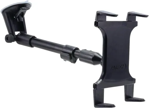 ARKON Soporte de succión para parabrisas de brazo largo para tableta grande para Apple iPad Air iPad Pro Retail Negro - TAB-CM117, 16 x 6 x 3
