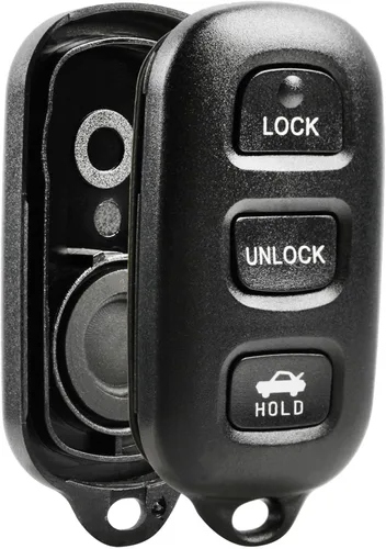 Miniatura 8 de Carcasa y almohadilla para llavero de control remoto de entrada sin llave compatible con Toyota Camry 1999-2001 / Corolla 2003-2008 / Sienna